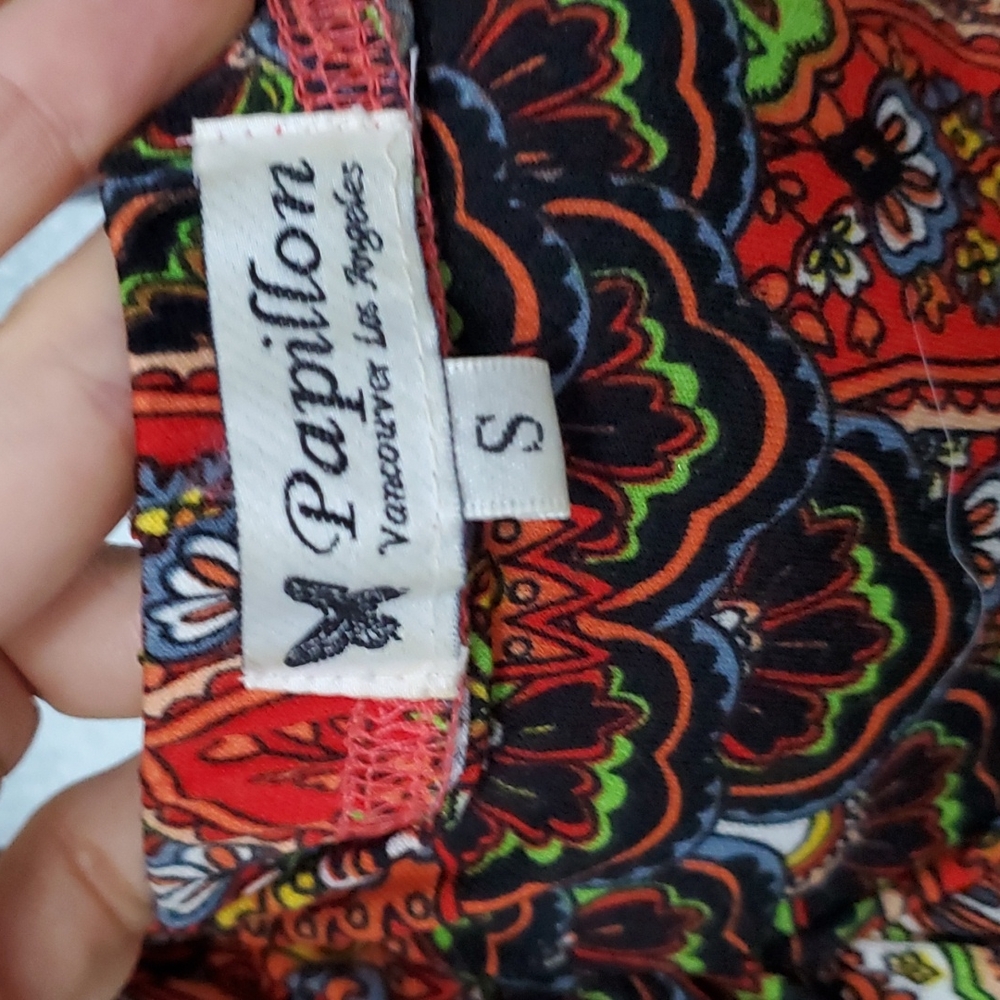 Strapless/Halter Multi-Colored Dress - Picture 4 of 5